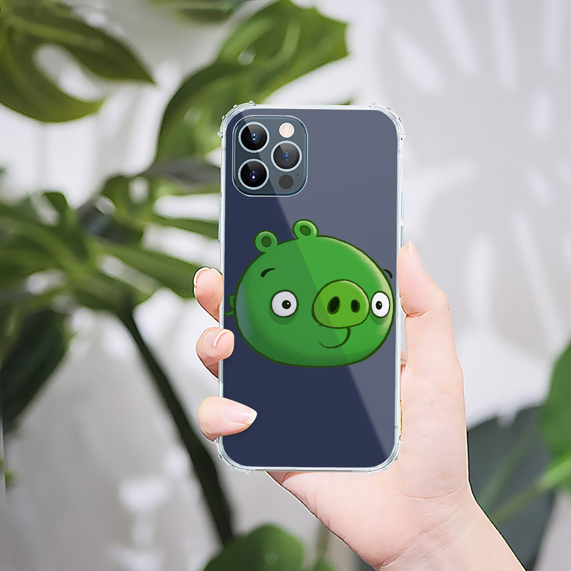 （画像用） Angry Birds アングリーバード 【iPhone 12シリーズ対応】透明スマホケース（クリアソフトケース）